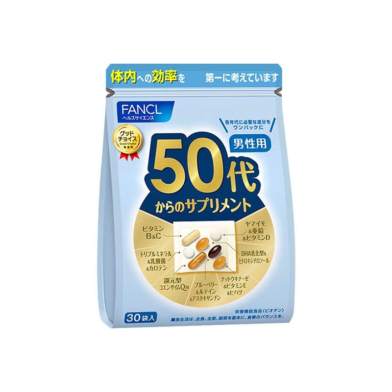 日本芳珂Fancl 50岁+男性综合维生素营养 30天量