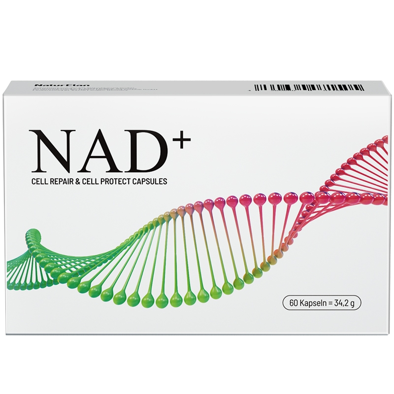 德国呐兔NaturElan NAD+补充剂细胞修复胶囊铝箔装 60粒/盒