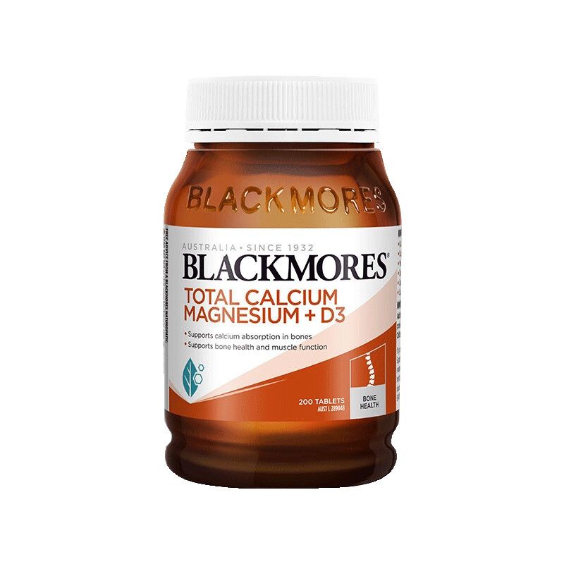 澳洲澳佳宝Blackmores活性钙镁片+维生素D3 200粒