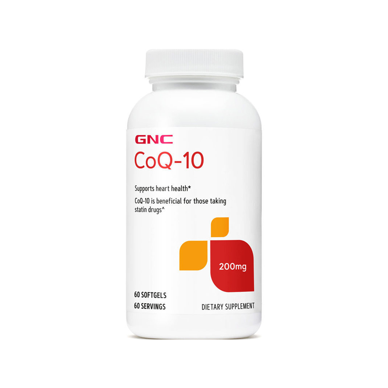 美国GNC健安喜 辅酶素q10软胶囊200mg60粒 高含量辅酶心脏保健品