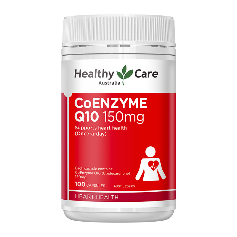 Healthy Care辅酶素100粒高能瓶q10软胶囊ql0澳洲进口心脏保健品coq10