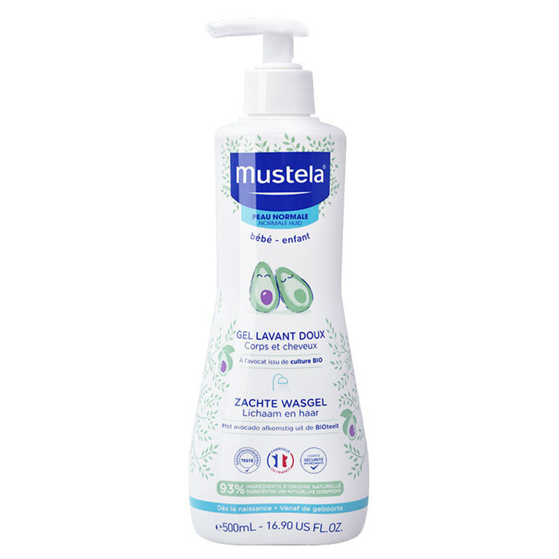 妙思乐（MUSTELA） 儿童宝宝洗发水沐浴露洗发沐浴二合一500ml