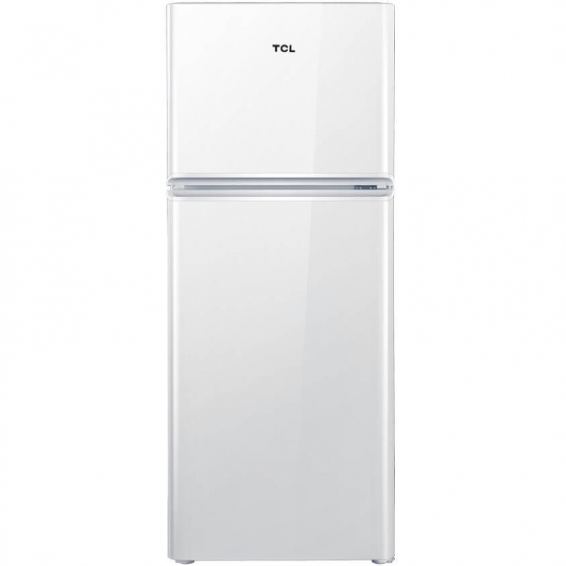 TCL 120升 小型便捷双门电冰箱 LED照明 迷你小冰箱 节能静音 （珍珠白）BCD-120C
